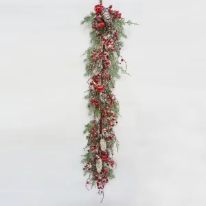 Regency International 48" Winters Snow Berry Garland