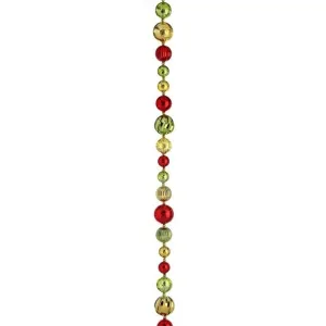 Regency International 60" Vacuum Plated Mercury Ball Ornament Garland