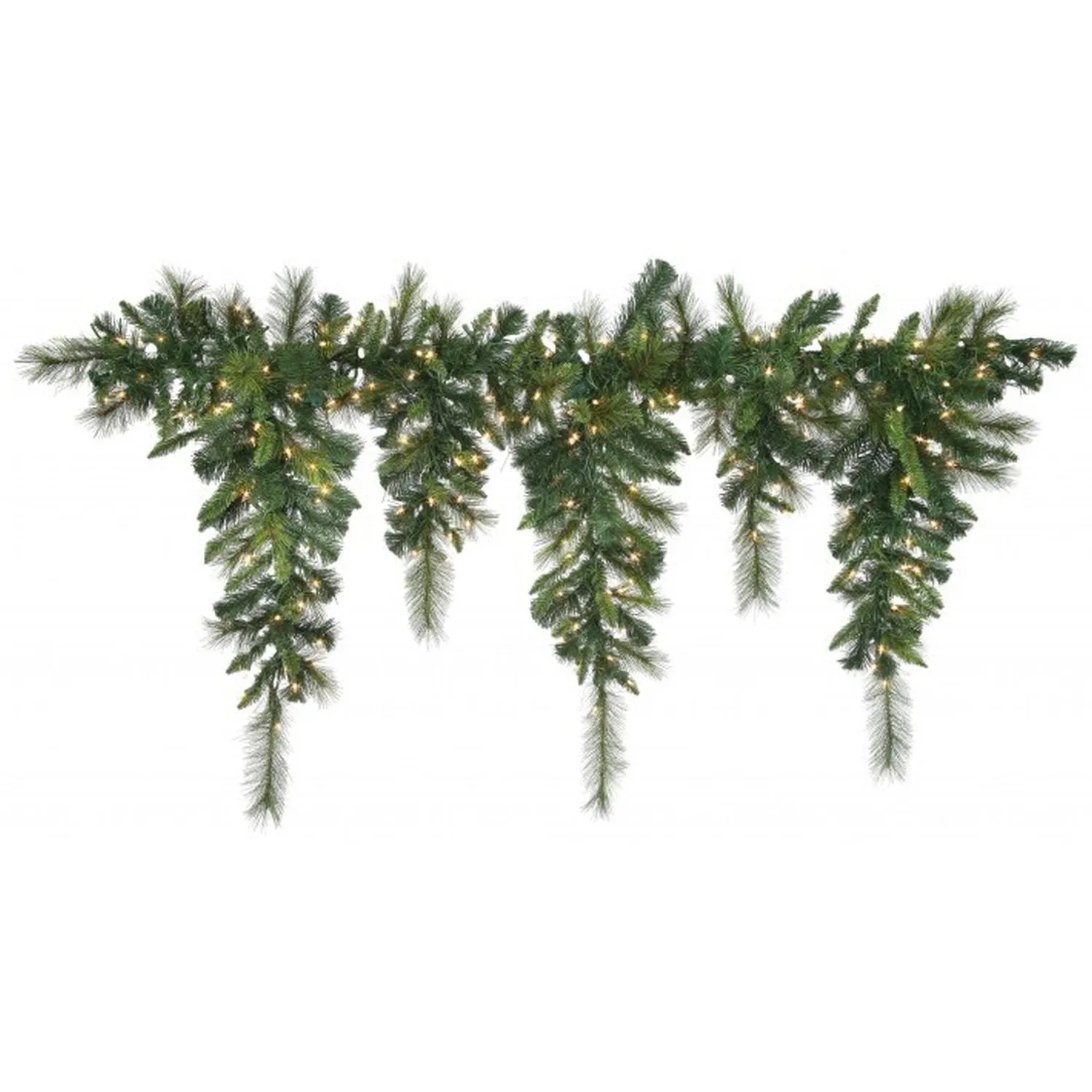 Regency International Lit Belgium Mix Icicle Garland 5'