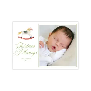 Rocking Horse Holiday Card