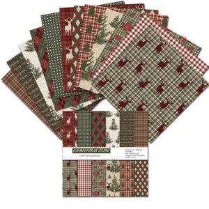 Rustic Christmas Charm Paper Pack