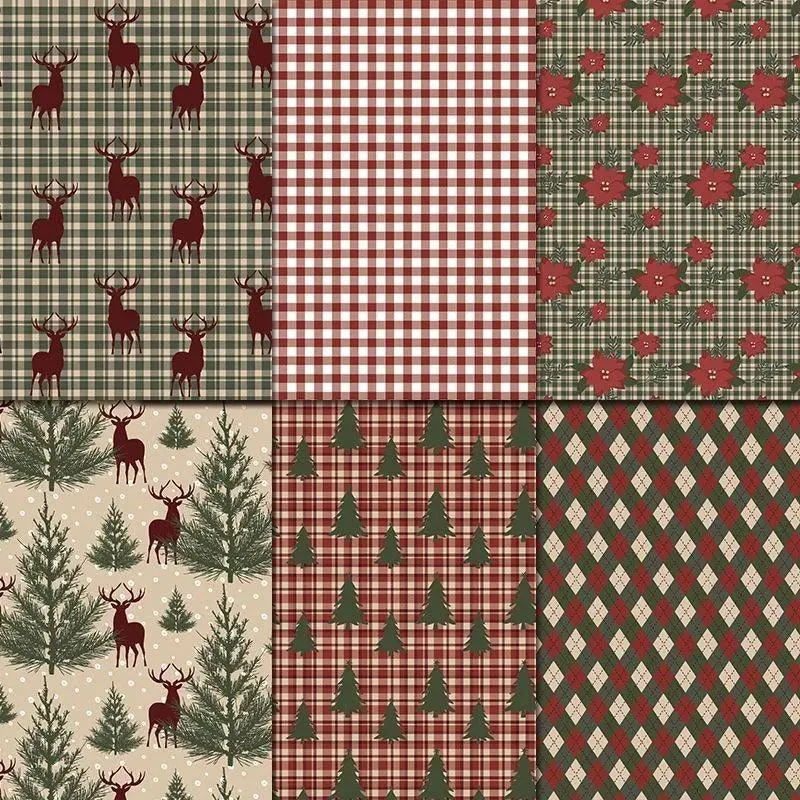 Rustic Christmas Charm Paper Pack