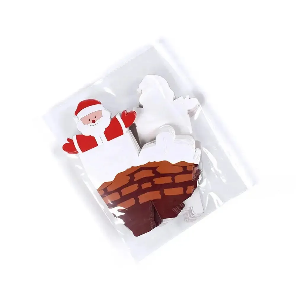 Santa Claus Christmas cookie boxes x 10 pcs