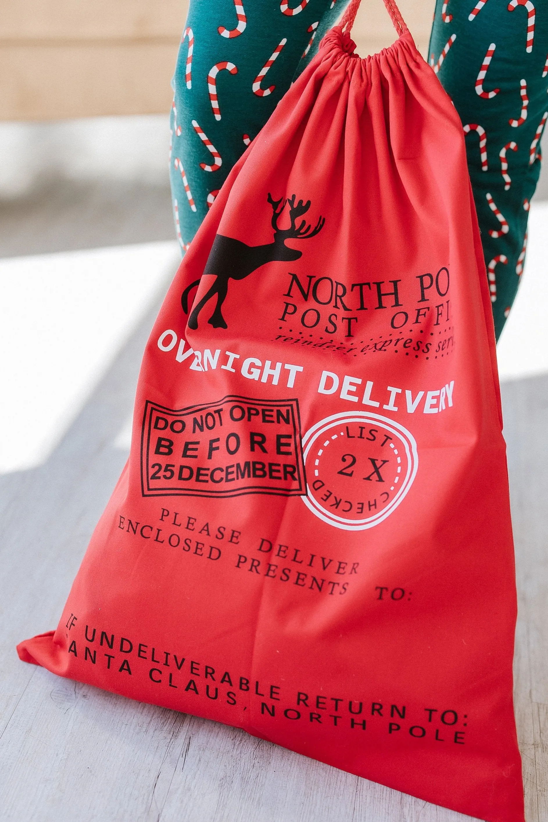 Santa's Drawstring Gift Bags | PRE ORDER