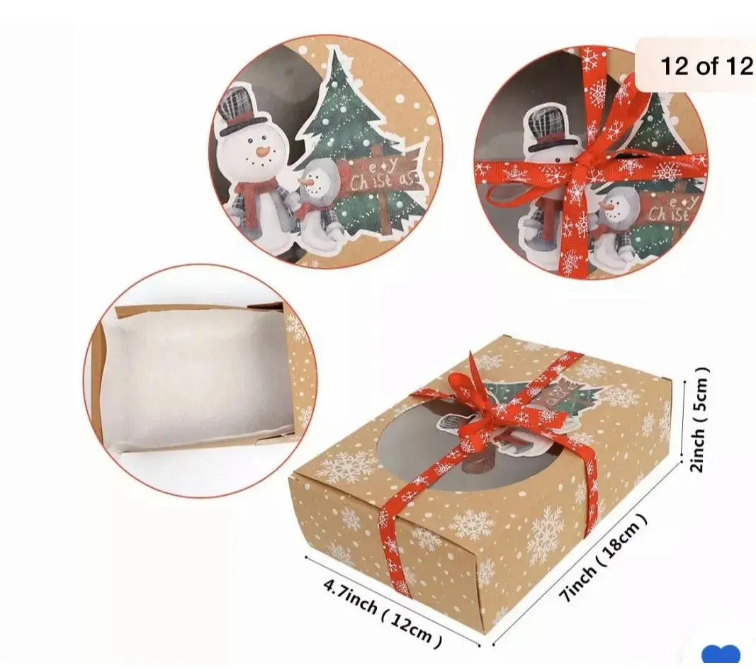 Santas Elf Christmas Gift box x 12 pcs