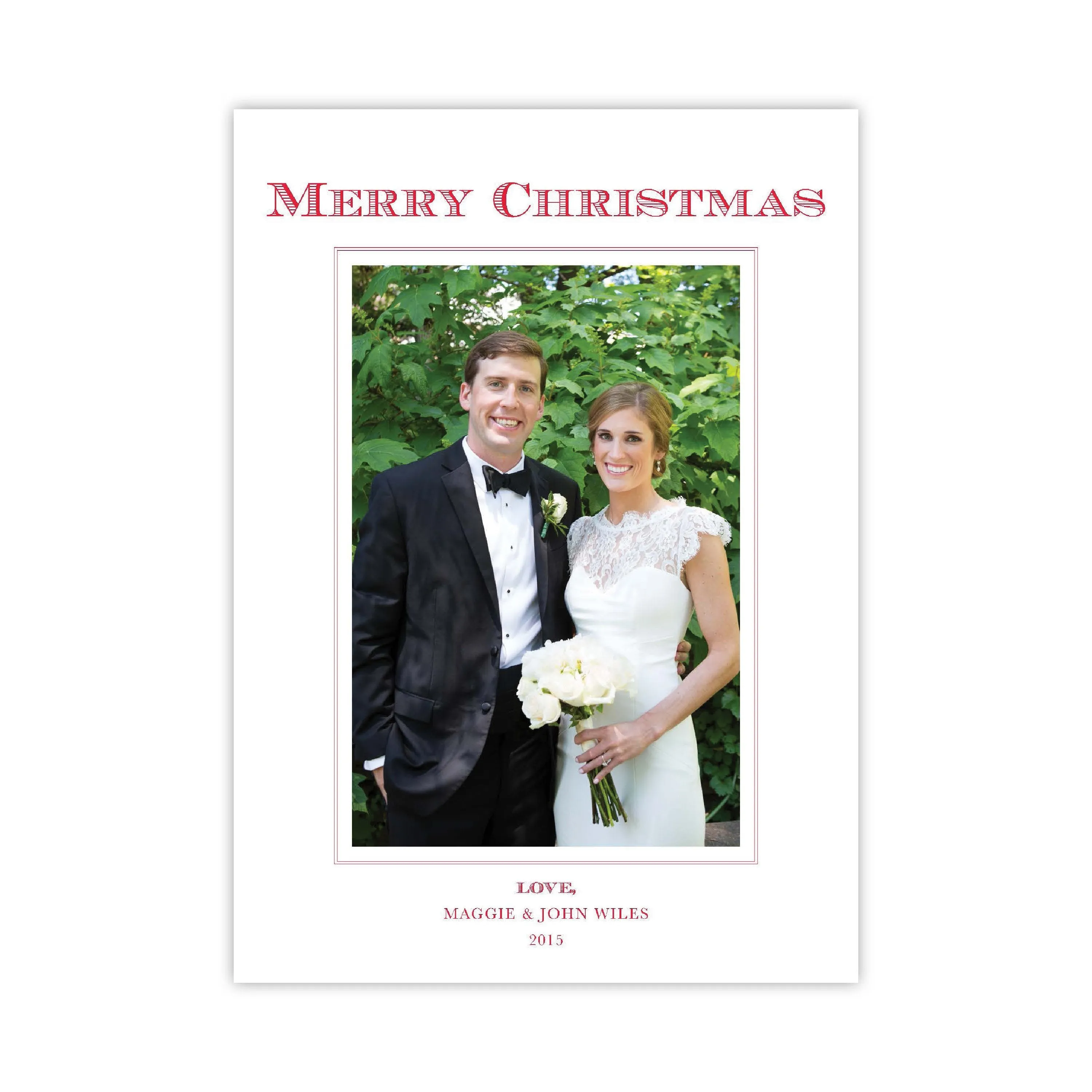 Simplicity Christmas Holiday Card