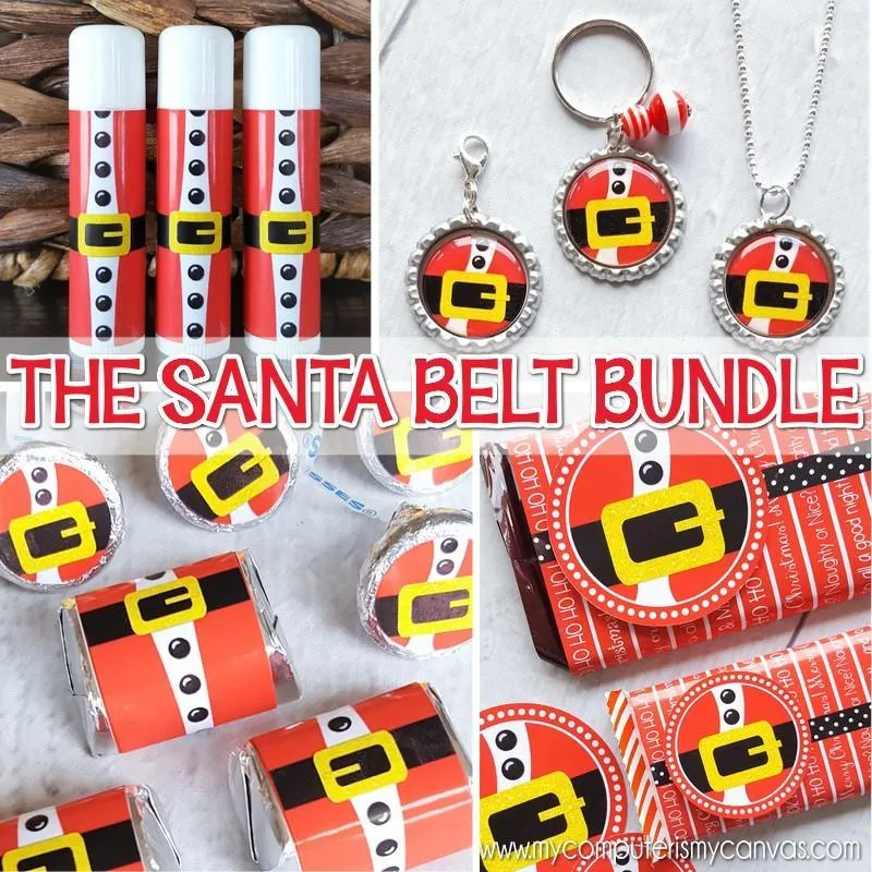 The Santa Belt {BUNDLE} PRINTABLE