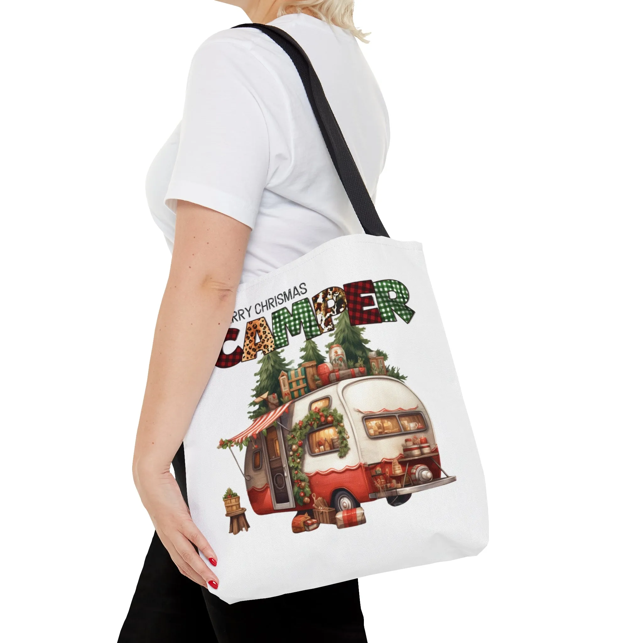 Tote Bag, Christmas, Camper