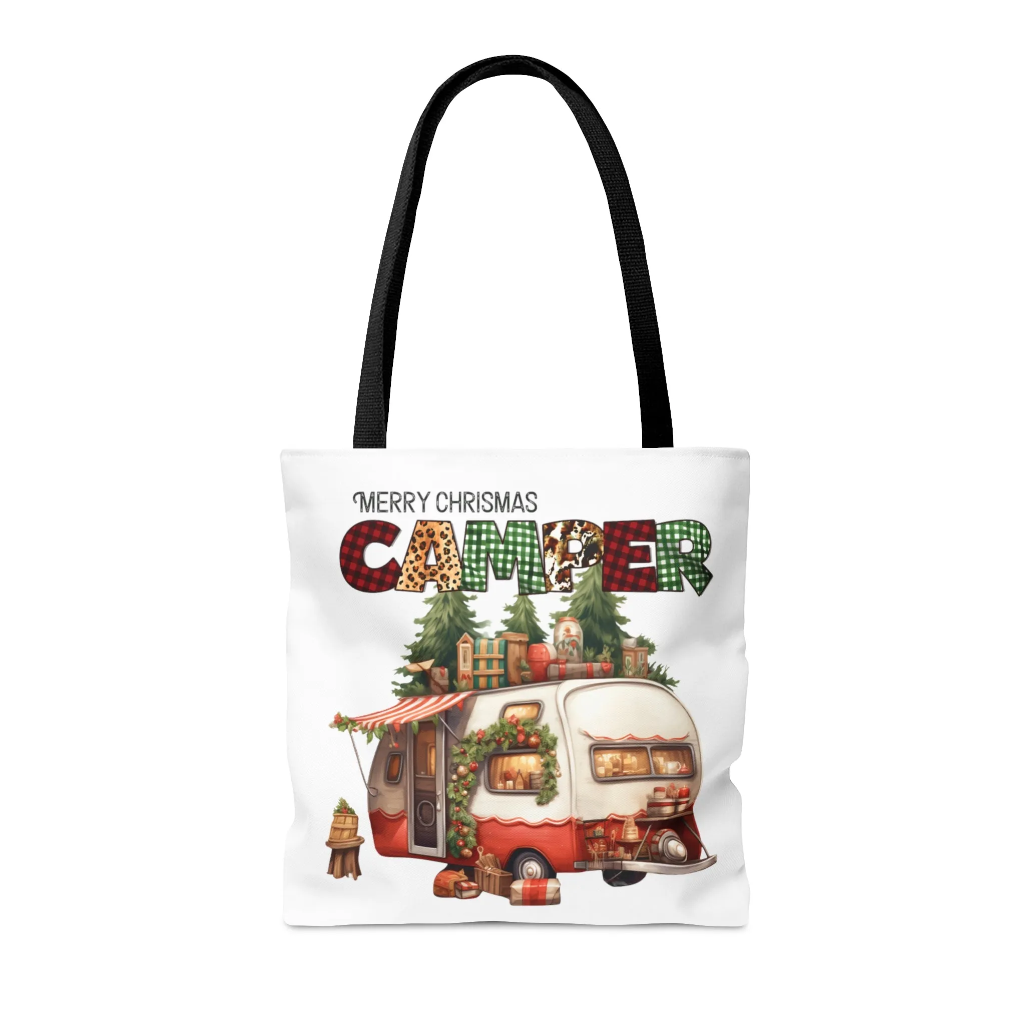 Tote Bag, Christmas, Camper