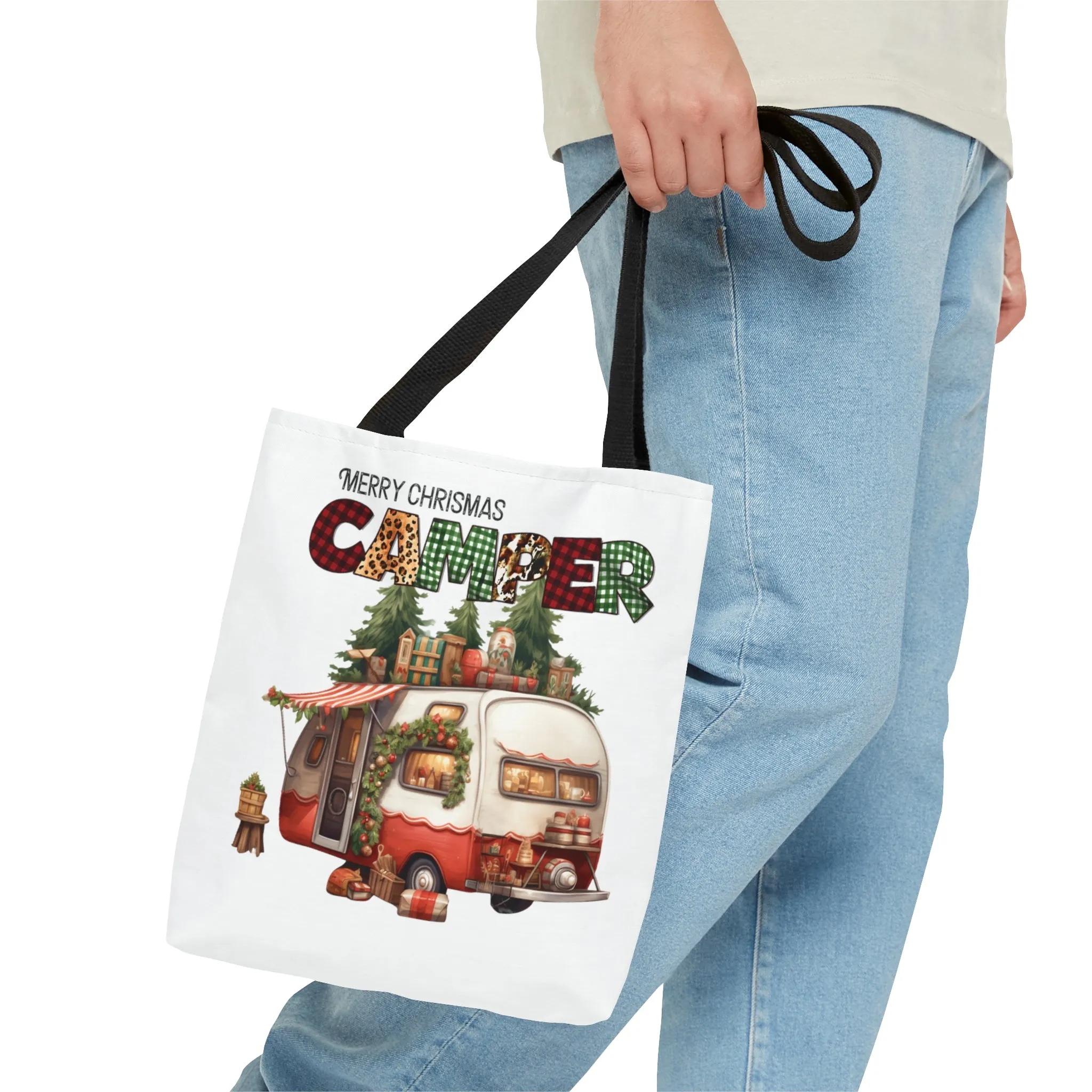 Tote Bag, Christmas, Camper