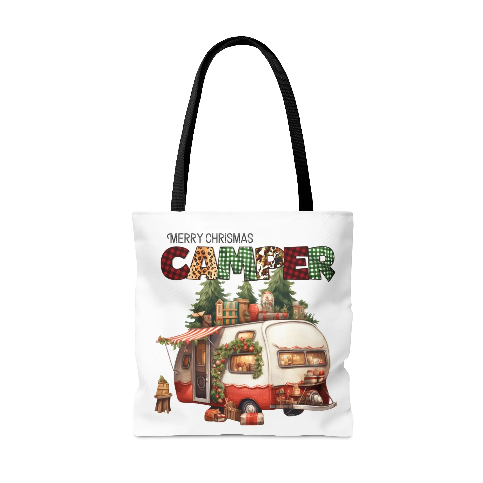 Tote Bag, Christmas, Camper