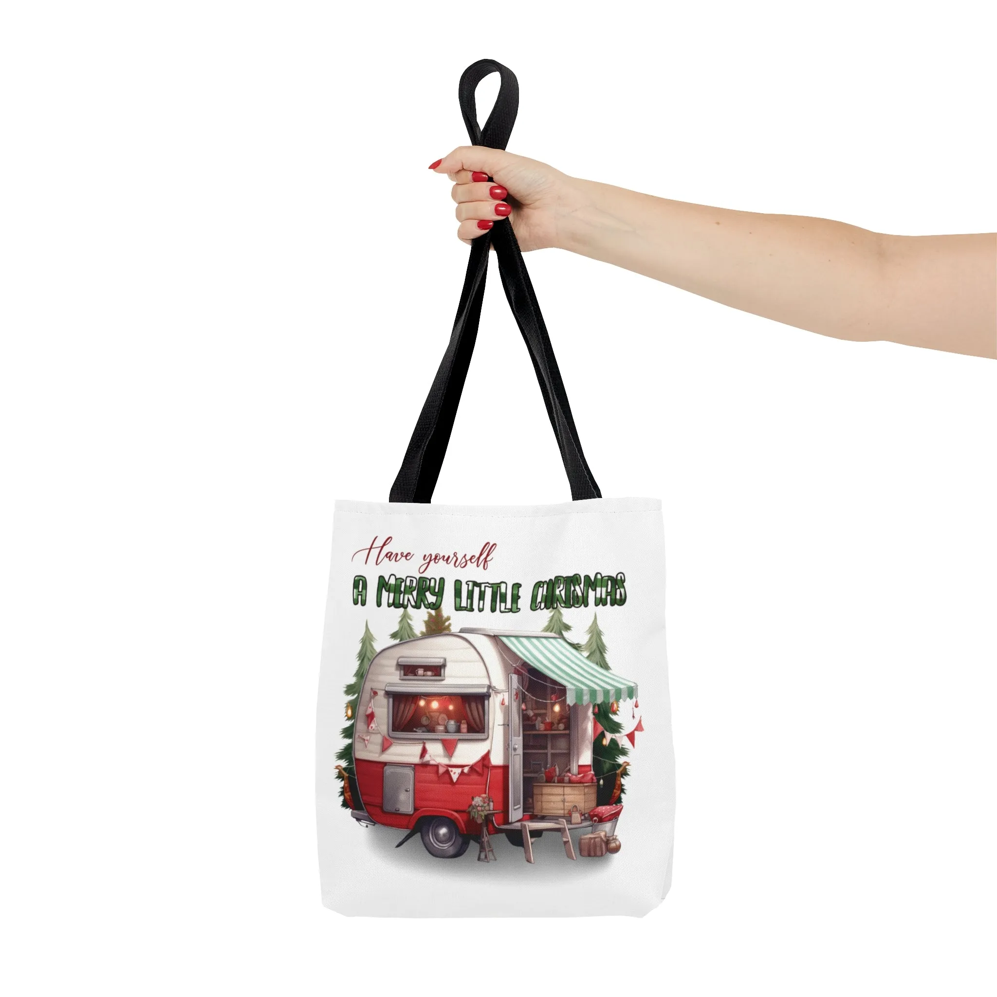 Tote Bag, Christmas, Camping