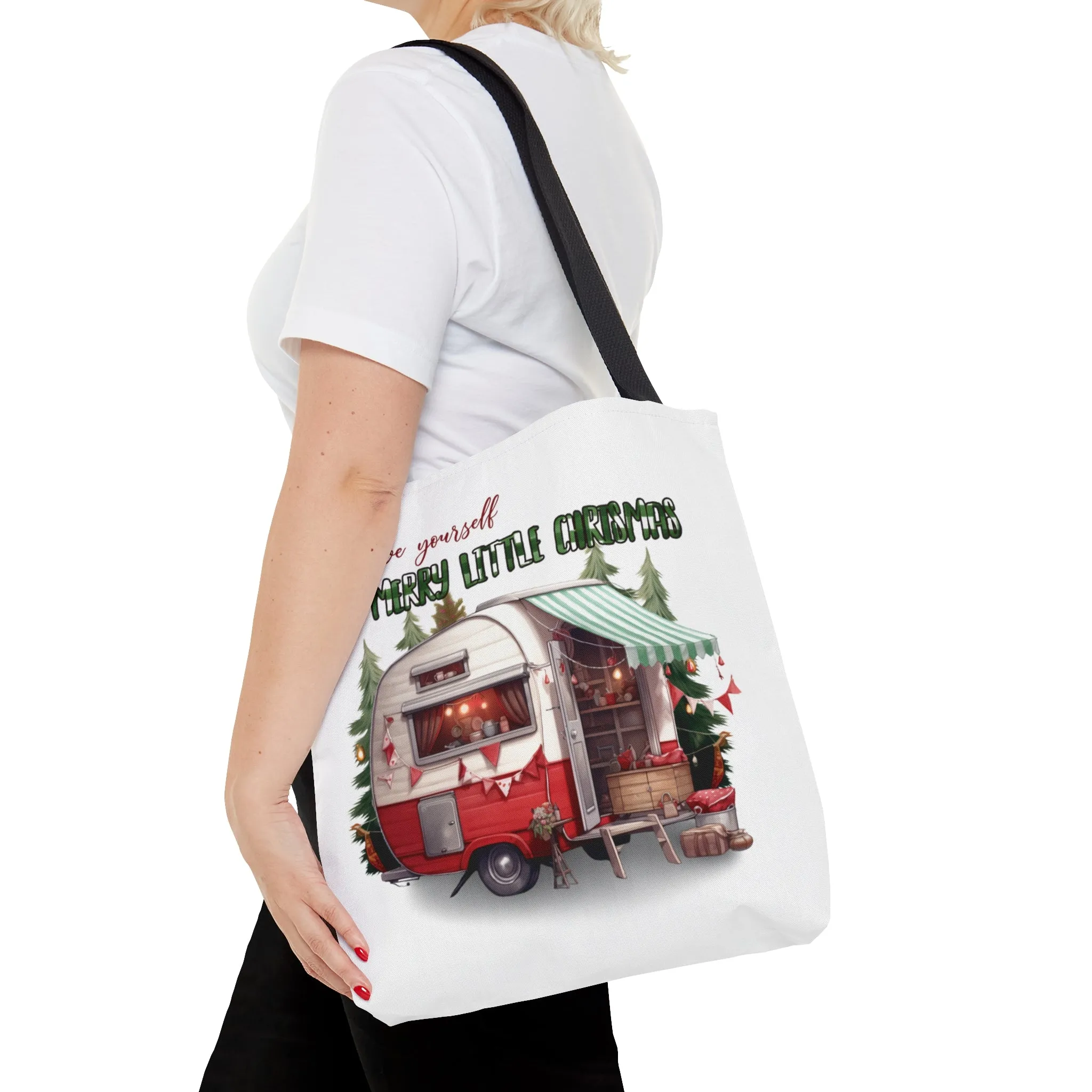 Tote Bag, Christmas, Camping