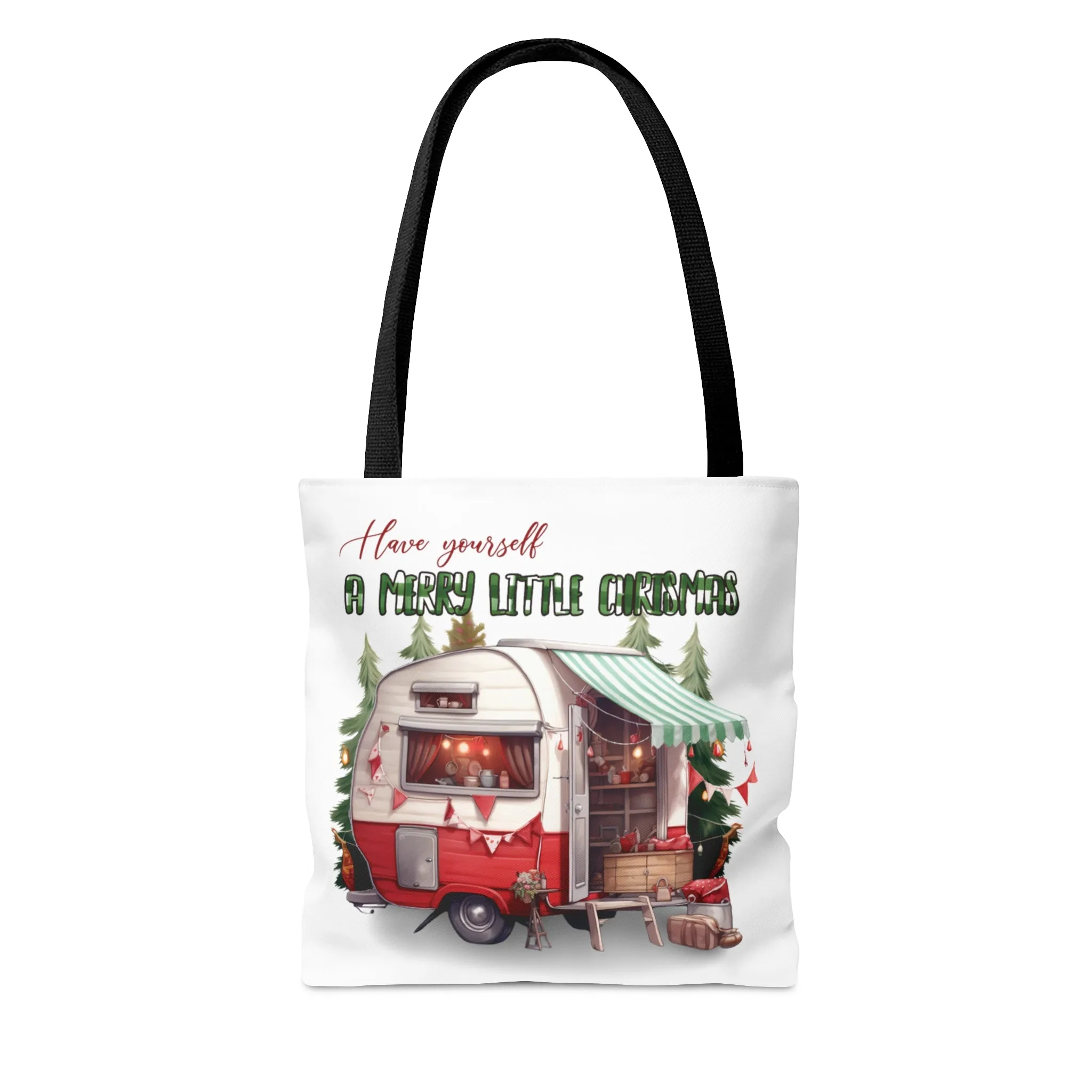 Tote Bag, Christmas, Camping