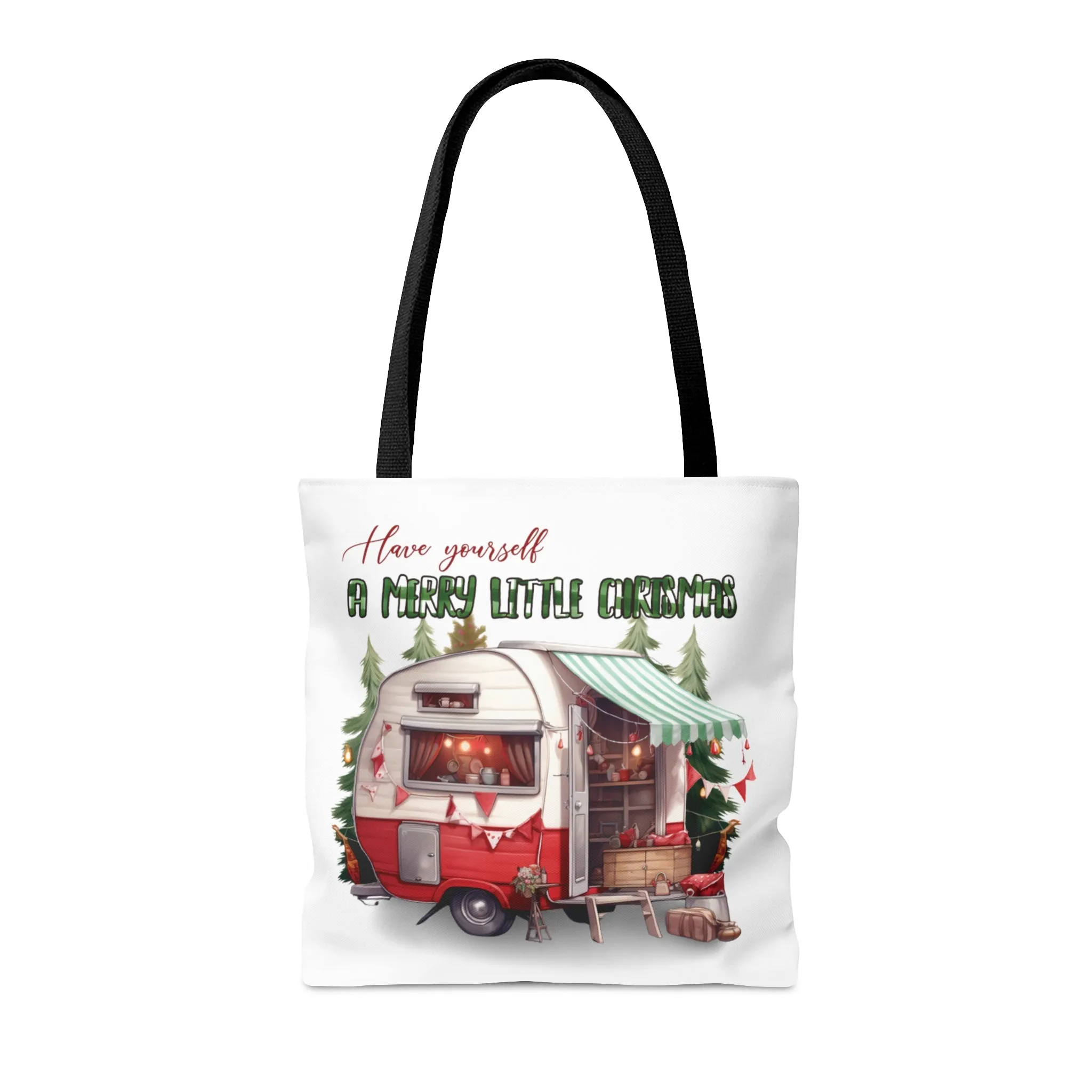 Tote Bag, Christmas, Camping