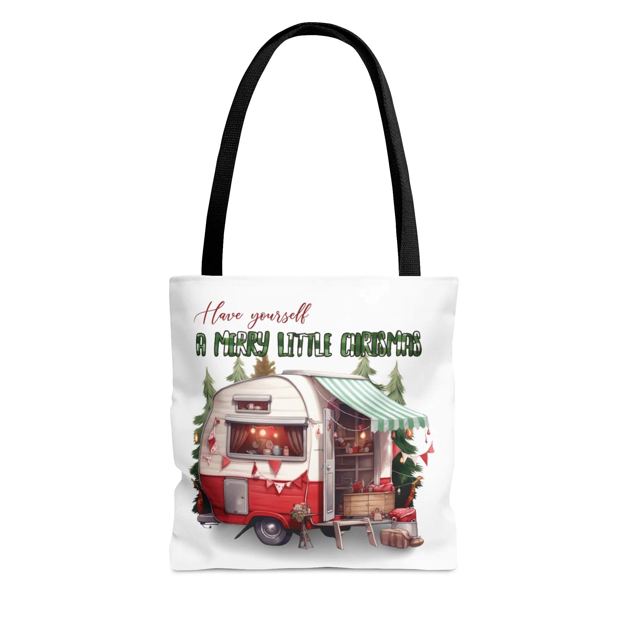 Tote Bag, Christmas, Camping