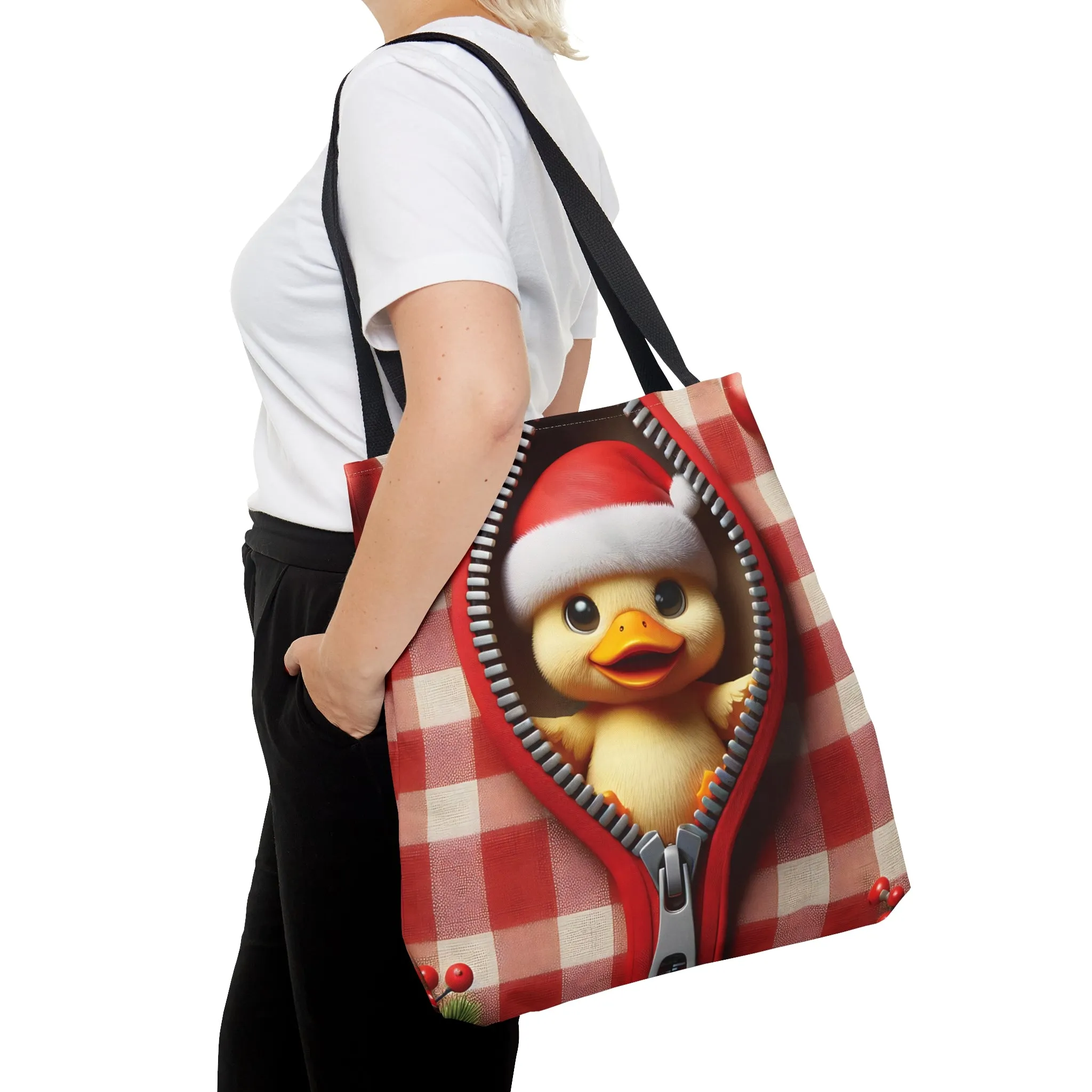 Tote Bag, Christmas Duck