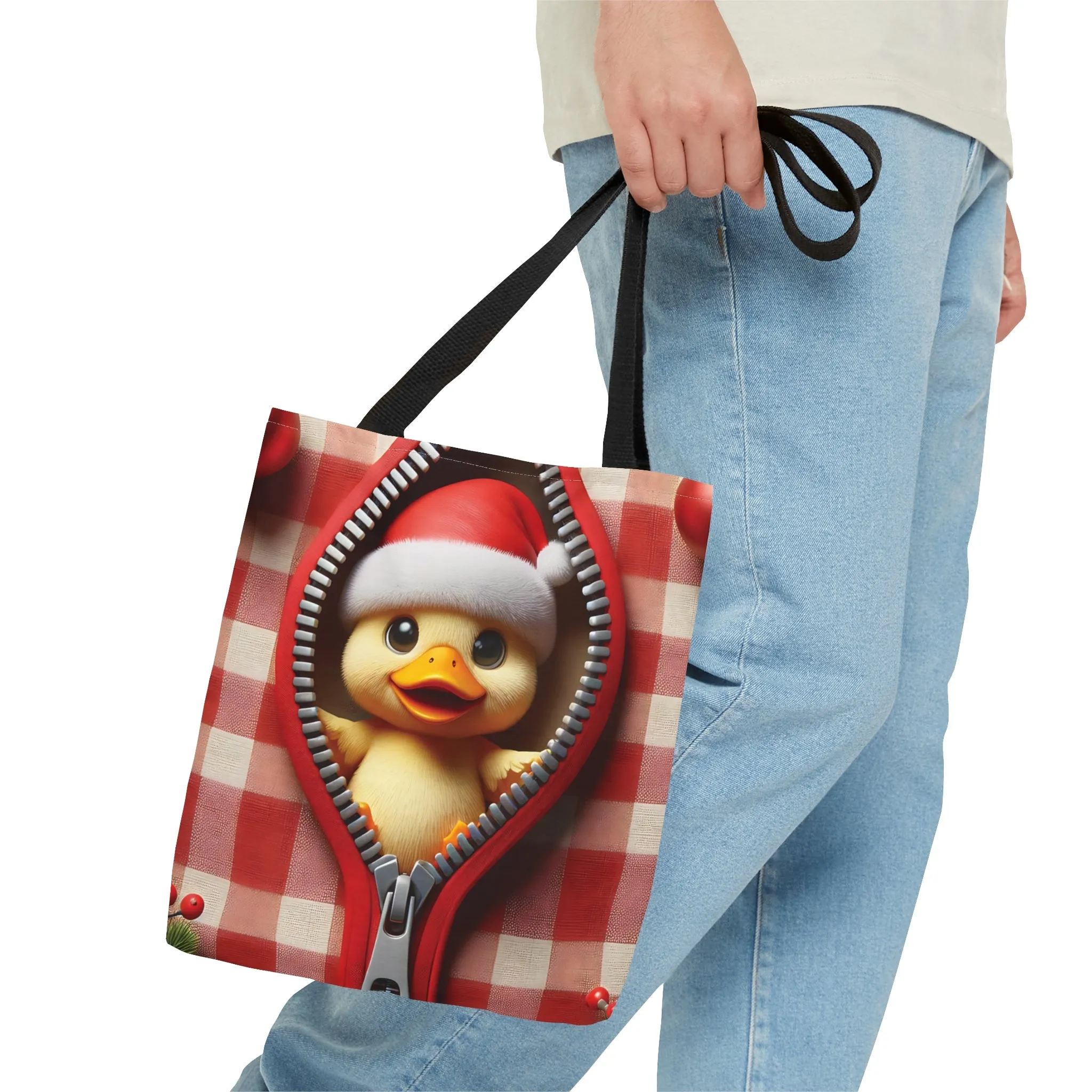 Tote Bag, Christmas Duck