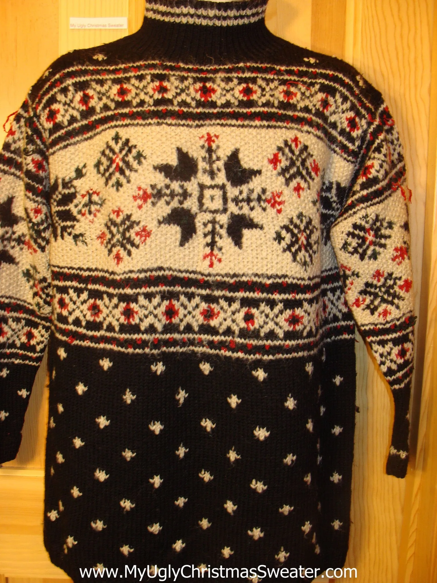 Ugly Christmas Sweater 2sided Nordic Pullover