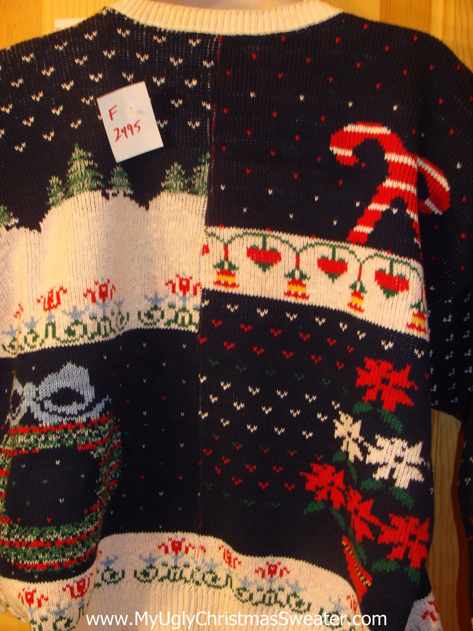 Ugly Christmas Sweater 80s 2sided Festive Jumper