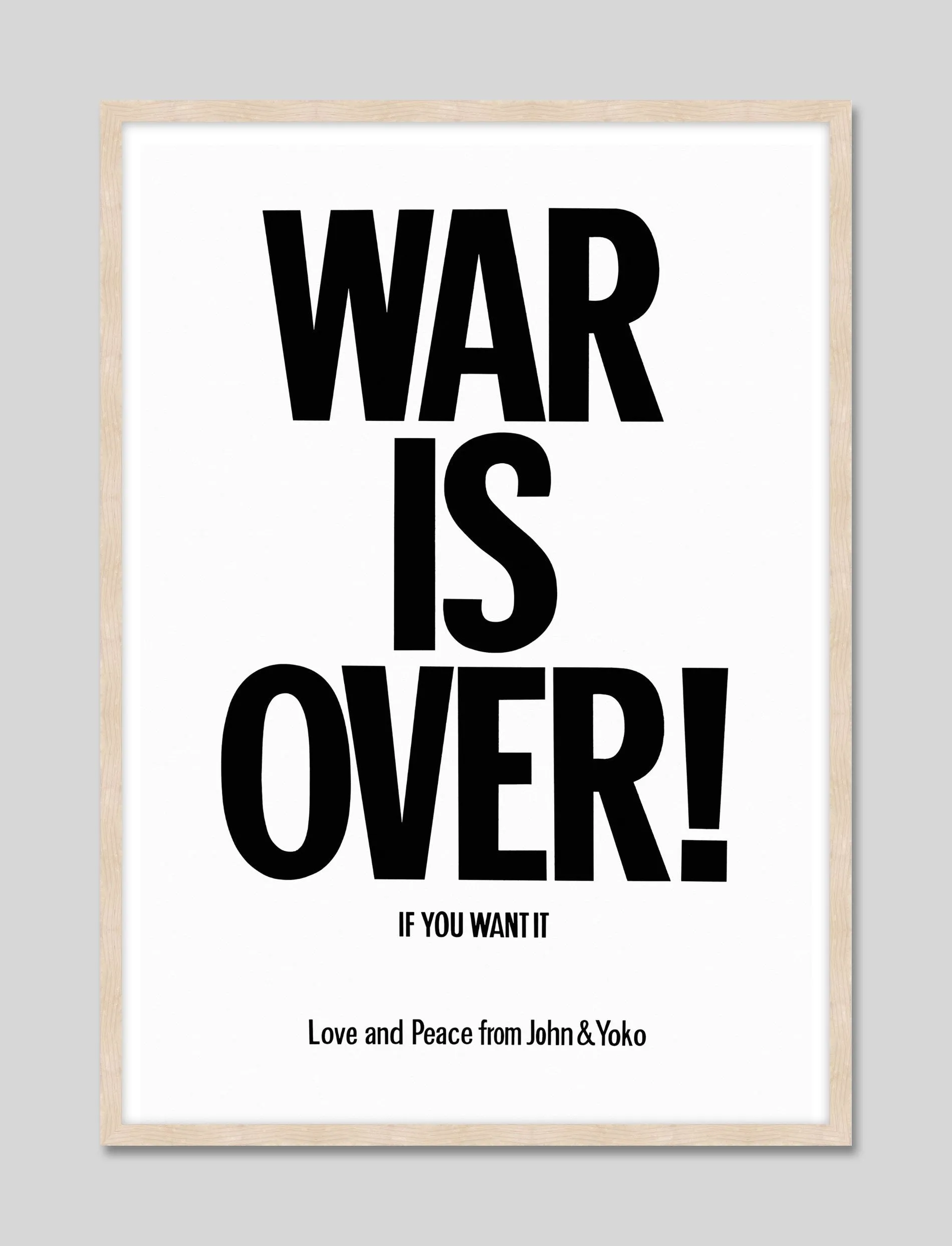 War Is Over