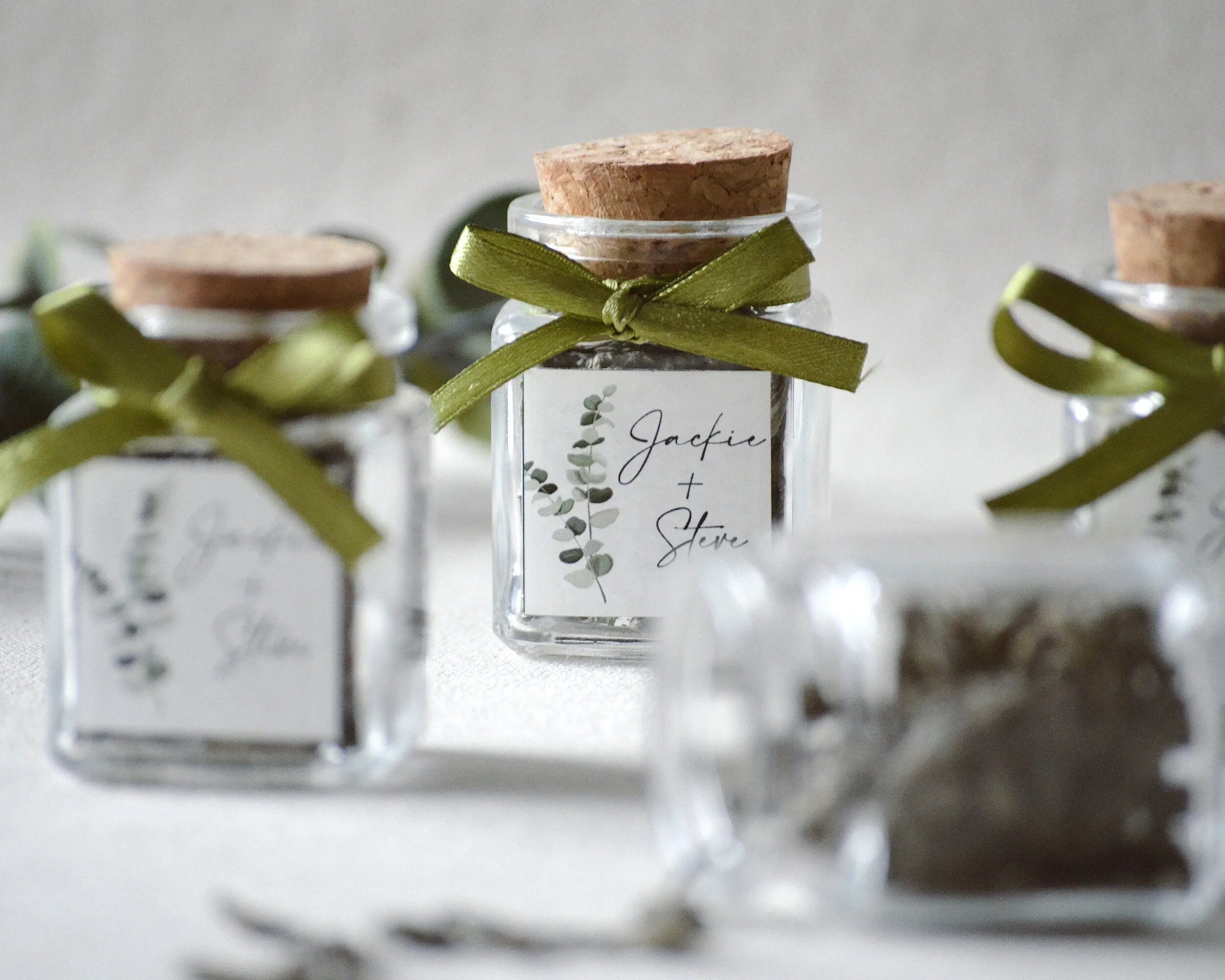 Wedding Tea Favors for Guests, Tea Party Favors, Personalized Favors, Custom Party Favors, Rustic Wedding Favors, Tea Jars, Bulk Gifts