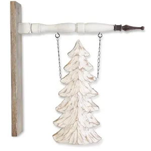 White Wooden Tree Arrow