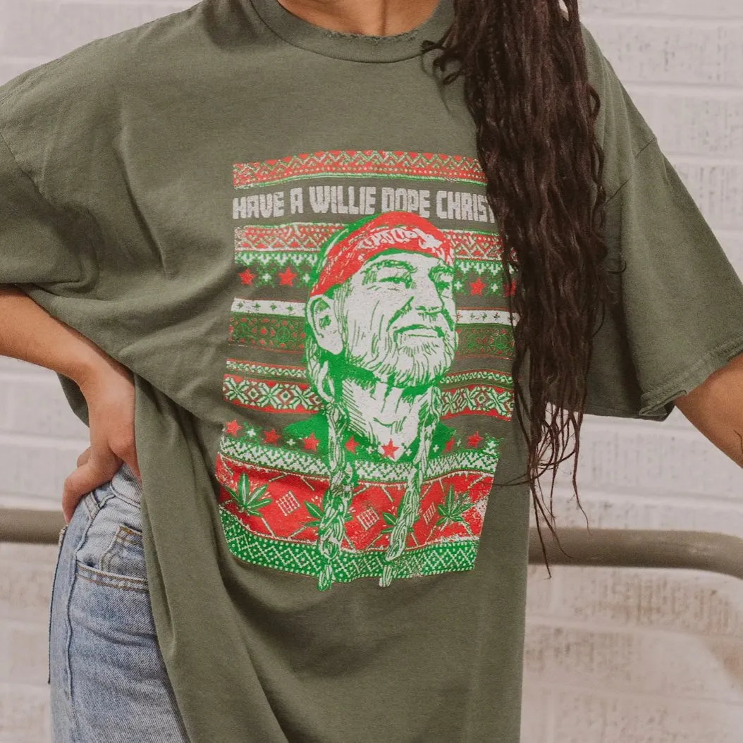 Willie Dope Christmas Graphic Tee